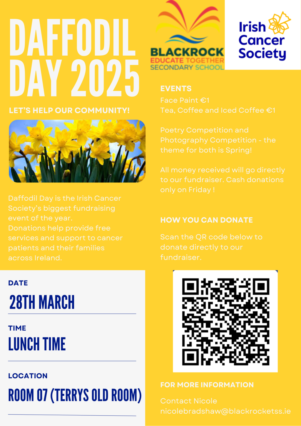 Daffodil Day March 28th