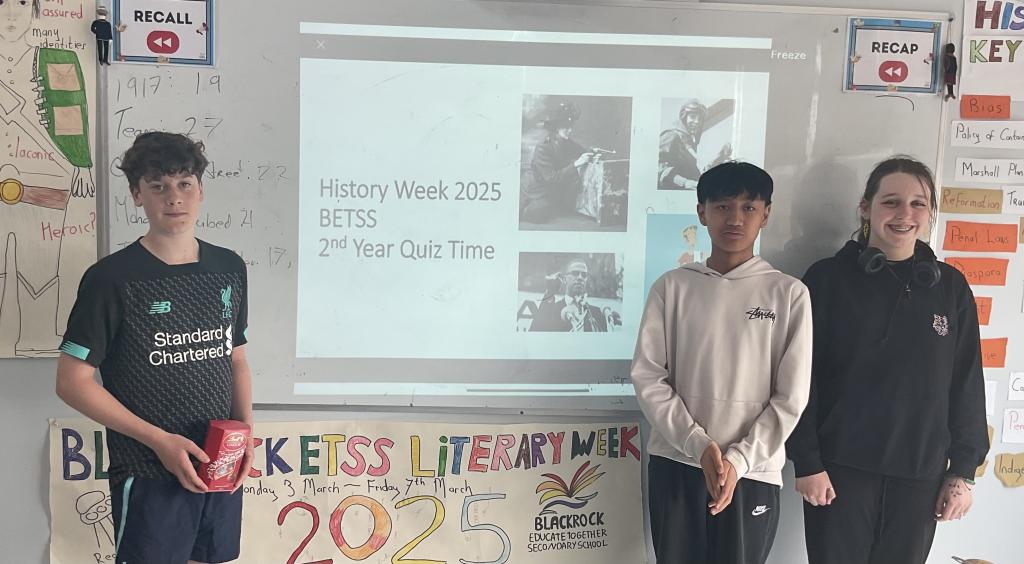 History Week Prize Winners